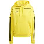 Reduzierte Gelbe adidas Tiro 23 Damenhoodies & Damenkapuzenpullover aus Fleece mit Kapuze Größe XXS 
