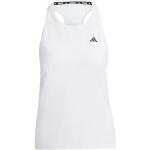 Weiße adidas Own The Run Tank-Tops aus Mesh für Damen Größe XL für den für den Sommer 