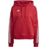 Reduzierte Rote adidas Tiro 23 Damensweatshirts aus Fleece Größe XXS 