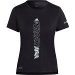 Reduzierte Schwarze adidas Terrex Agravic T-Shirts aus Mesh für Damen 