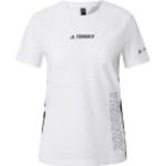 Reduzierte Weiße adidas Terrex Agravic T-Shirts aus Polyester für Damen Größe S 