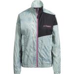 Adidas Women's Terrex Trail Running Printed Wind Jacket LINGRN/MAGGRE LINGRN/MAGGRE M