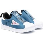 Reduzierte Blaue Gestreifte adidas Superstar 360 Low Sneaker aus Textil für Kinder Größe 26 