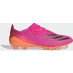 Pinke adidas X Ghosted Kunstrasen-Fußballschuhe leicht für Herren Größe 39,5 