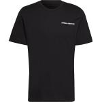 Reduzierte Schwarze Kurzärmelige adidas Rundhals-Ausschnitt T-Shirts aus Jersey für Herren Größe XXL 