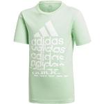 Grüne Sportliche adidas Kinder T-Shirts für Jungen Größe 122 