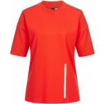 Rote Halblangärmelige adidas Z.N.E. T-Shirts für Damen Größe M 