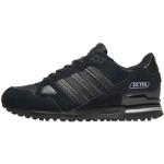 adidas ZX750 Herren GW5529 Sneaker Grey Heather/Core Black/Footwear White UK, Schwarz , 43 1/3 EU