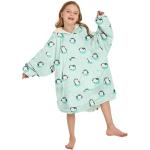 Kinderhoodies & Kapuzenpullover für Kinder mit Pinguinmotiv aus Flanell für Mädchen für den für den Winter 