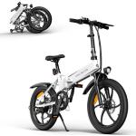 ADO E-Bike »A20+ Pedelec E-Bike E-Faltrad Elektrofahrrad 20 Zoll«, 7 Gang Shimano, Kugelschaltung, heckmotor 250,00 W, weiß, Weiß