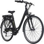 Adore Pedelec E-Bike Cityfahrrad 28'' Adore Versailles schwarz-grün E-Bikes, Rahmenhöhe: