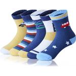 Adorel Baby Jungen Anti-Rutsch Socken Warm Frottee 6er-Pack