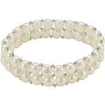 Reduzierte Silberne Elegante Adriana Damenarmbänder mit Echte Perle 