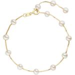 Goldene Adriana Perlenarmbänder mit Echte Perle für Damen 