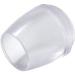 Adsamm® / 4 x Stuhlbeinkappen/Transparent/ø 10-11 mm/Rund/Schutzkappen für Stuhlbeine/Rohrkappen für runde Sesselfüße