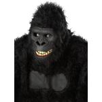 Schwarze King Kong Affenmasken für Herren 