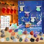 Reduzierte Blaue Elegante Schmuck Adventskalender aus Kristall für Kinder Weihnachten 