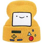 Gelbe Adventure Time Strickmützen für Herren Einheitsgröße für den für den Winter 