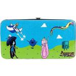 Adventure Time Damen Geldbörse Reisezubehör-Faltbare Brieftasche, Mehrfarbig