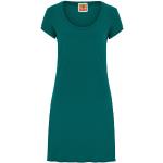 Grüne Kurzärmelige Vegane Bio Nachhaltige Damenkleider aus Baumwolle Größe XXL 