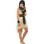 Ärmellose Buttinette Cleopatra-Kostüme mit Pailletten für Damen 