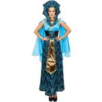 Türkise Cleopatra-Kostüme für Damen Größe S 