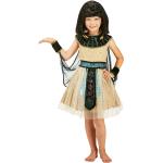 Goldene Buttinette Cleopatra-Kostüme mit Pailletten aus Satin für Kinder Größe 140 