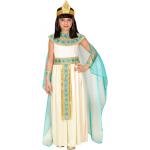 Ägyptische Gottheit Cleopatra Kinderkostüm - blau/weiß