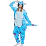 AEIL Onesie Erwachsene Pyjamas Frauen warme Nachtwäsche Homewear Dinosaur Stitch Unicorn Tier Cartoon Playsuit Flanell Pyjamas Overall
