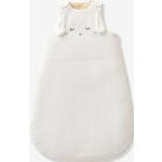 Beige Bestickte Vertbaudet Bio Babyschlafsäcke mit Reißverschluss aus Jersey für Babys für den für den Winter 