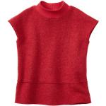 Rote Ärmellose Waschbär Nachhaltige Stehkragen Longpullover für Kinder & Long Sweatshirts für Kinder aus Wolle Größe 134 