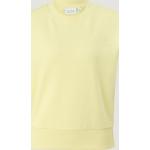 Gelbe Ärmellose Comma Nachhaltige Damensweatshirts Größe L 