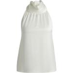 Weiße Elegante HUGO BOSS HUGO T-Shirts aus Satin für Damen Größe XS 