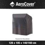 AEROCOVER AeroCover Atmungsaktive Schutzhülle für Strandkörbe 128x105xH160/140 cm - grau 444441