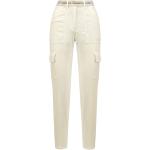 Reduzierte Weiße AERONAUTICA MILITARE Freizeithosen mit Reißverschluss aus Baumwolle für Damen Größe XS 