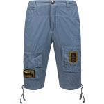 Reduzierte Blaue AERONAUTICA MILITARE Cargo-Shorts aus Baumwolle für Herren Größe XL 