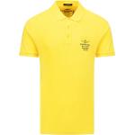 Reduzierte Gelbe AERONAUTICA MILITARE Herrenpoloshirts & Herrenpolohemden aus Baumwolle Größe M 