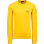 Reduzierte Gelbe AERONAUTICA MILITARE Herrensweatshirts aus Baumwolle Größe XL 