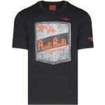 Schwarze AERONAUTICA MILITARE T-Shirts für Herren Größe 3 XL 