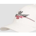 Weiße Unifarbene AERONAUTICA MILITARE Snapback-Caps für Damen für den für den Herbst 