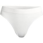 Weiße High Waist Bikinihosen aus Polyamid für Damen Größe XS 
