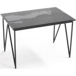 Industrial Rechteckige Design Tische aus Glas Breite 100-150cm 