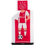 AFC Ajax Amsterdam - Bettbezug - Geeignet für Bettdecke - Fanartikel - Damen & Herren - Rot/Weiß - 140x200cm