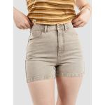 Reduzierte Graue Streetwear Afends Bio Jeans-Shorts aus Denim für Damen Größe XXL für den für den Sommer 
