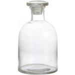 AFFARI BELLA Glasflasche mit Glaskorken XS Ø9xH15 cm klar