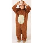 Braune Foxxeo Gorilla-Kostüme & Affen-Kostüme für Kinder Größe 134 