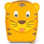 Gelbe Affenzahn Kinderreisekoffer mit Tigermotiv aus Kunstfaser mit Rollen S - Handgepäck 