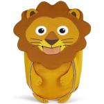 Reduzierte Gelbe Affenzahn Kindergartenrucksäcke mit Löwen-Motiv mit Reflektoren klein 