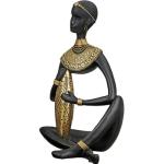 Schwarze Minimalistische 19 cm Gilde Afrikanische Skulpturen 