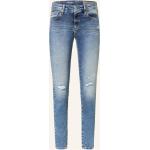 Reduzierte Blaue AG | Adriano Goldschmied Skinny Jeans aus Baumwolle für Damen Größe XS 